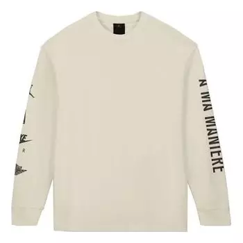 Футболка Air Jordan x A Ma Maniere Long Sleeves T-Shirt 'Natural', бежевый