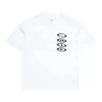 Футболка Air Jordan x Travis Scott AIR T-Shirt 'Sail', бежевый