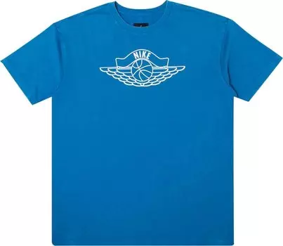 Футболка Air Jordan x Union NRG Vault AJ Flight Nike x Wings Tee 'Blue', синий