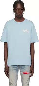 Футболка AIRI Blue с тремя звездами AMIRI