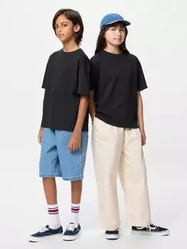 Футболка airism из хлопка с круглым вырезом Uniqlo, цвет 09 черный