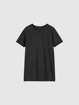 Футболка Airism с круглым вырезом Uniqlo, цвет 09 черный