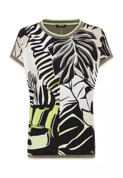 Футболка экзотическая женская olsen, черный