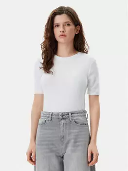 Футболка эластичная 679172-01 Gap, белый