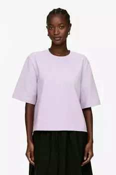 Футболка Alba heavy Arket, фиолетовый