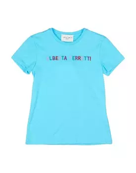 Футболка Alberta Ferretti, небесно-голубой