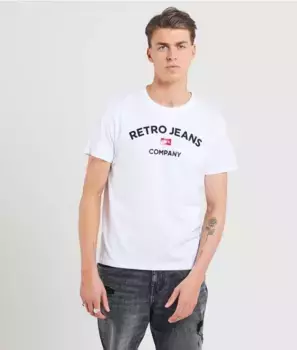 Футболка Alden Retro Jeans, белый