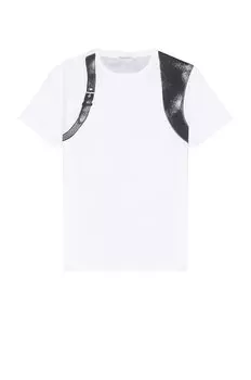 Футболка Alexander Mcqueen, цвет White & Black