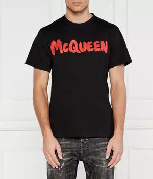 Футболка Alexander Mcqueen Regular Fit, черный