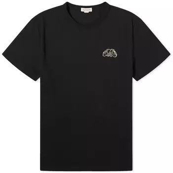 Футболка Alexander Mcqueen Seal Logo T-Shirt, черный