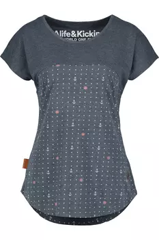 Футболка alife and kickin ClaraAK, цвет marine AOP