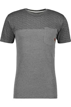 Футболка Alife And Kickin Leopold, графит/пестрый серый