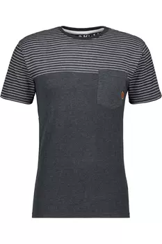 Футболка alife and kickin LeopoldAK Z, цвет moonless melange