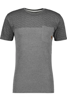 Футболка alife and kickin LeopoldAK Z, цвет steal melange