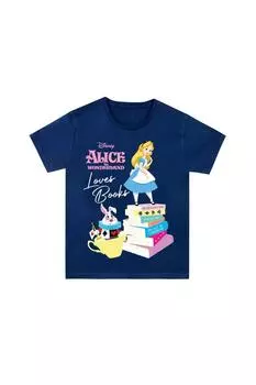 Футболка «Алиса в стране чудес», посвященная Всемирному дню книги Disney, синий