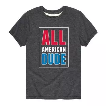 Футболка All American Dude с рисунком для мальчиков 8–20 лет Licensed Character