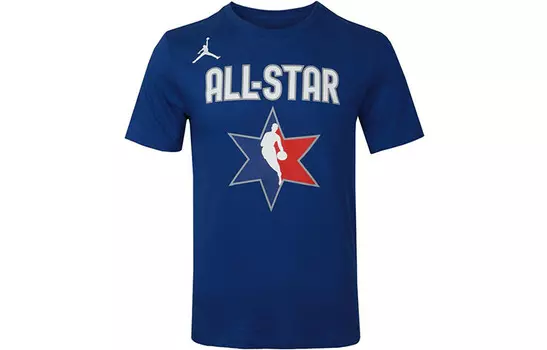 Футболка All-Star Dri-FIT NBA мужская Rush синяя Jordan, синий