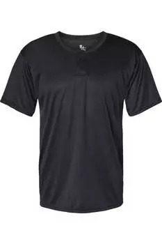 Футболка Alleson Athletic B-Core Placket, черный