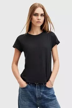 Футболка AllSaints ANNA TEE из хлопка, черный