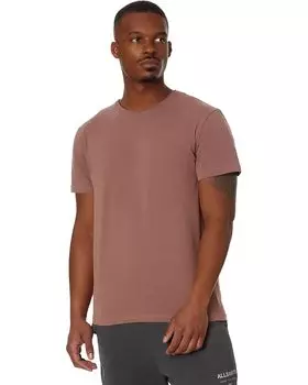 Футболка AllSaints Bodega ss Crew, фиолетовый