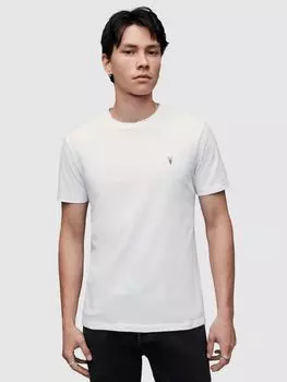 Футболка AllSaints Brace Tonic с круглым вырезом, оптический белый