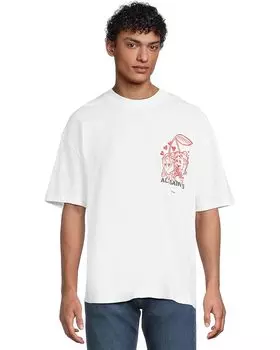 Футболка AllSaints Breakup Short, белый
