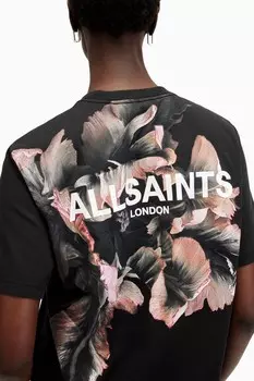 Футболка Allsaints fleurir bf All Saints, черный