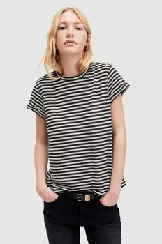 Футболка AllSaints ФУТБОЛКА ANNA STRIPE, белый