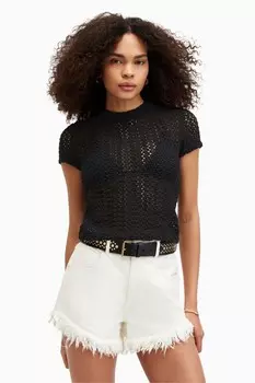 Футболка Allsaints karma Стиви All Saints, черный