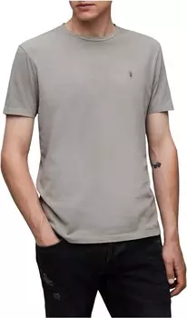 Футболка AllSaints Ossage Short Sleeve Crew, цвет Stone Taupe