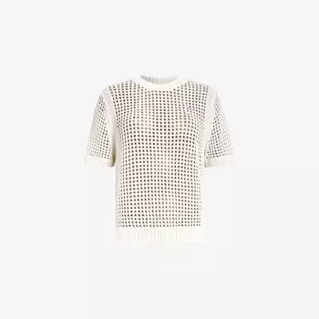Футболка Allsaints Paloma свободного кроя, белый