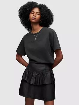 Футболка AllSaints Pippa Boyfriend, черная