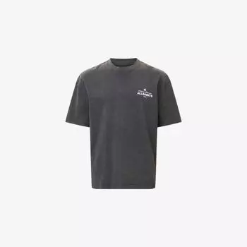 Футболка Allsaints Soleil с принтом, черный