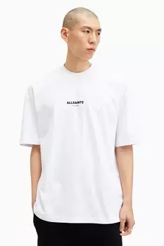 Футболка Allsaints Subverse с короткими рукавами и круглым вырезом All Saints, белый