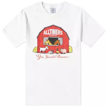 Футболка Alltimers Barn It, белый