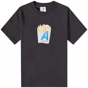 Футболка Alltimers с жареным принтом, черный