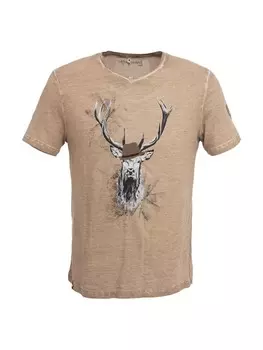 Футболка Almgwand, коричневый