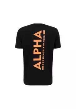 Футболка Alpha Industries " Alpha Industries для мужчин - Футболки с принтом на спине T со светоотражающим принтом", оранжевый