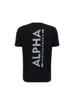 Футболка Alpha Industries " Alpha Industries для мужчин - Футболки с принтом на спине T со светоотражающим принтом", черный