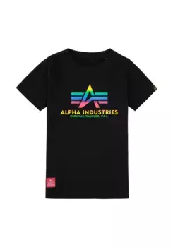 Футболка Alpha Industries " Alpha Industries Kids - Футболки Basic T Metal Kids/Teens", цвет Black/Metal Red