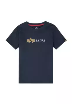 Футболка Alpha Industries " Alpha Industries Kids - Футболки Alpha Label T Kids/Teens", синий