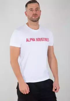 Футболка Alpha Industries " Alpha Industries Мужчины - Футболки RBF Moto T", белый