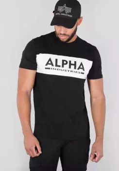 Футболка Alpha Industries " Alpha Industries Мужчины - Футболки Alpha Inlay T", черный