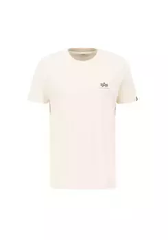 Футболка Alpha Industries " Alpha Industries Мужчины - Футболки с принтом на спине ", цвет Jet Stream White