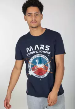 Футболка Alpha Industries " Alpha Industries Мужчины - Футболки Mission To Mars T", синий