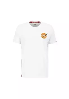 Футболка Alpha Industries " Alpha Industries Мужчины - Футболки NASA Davinci T", белый