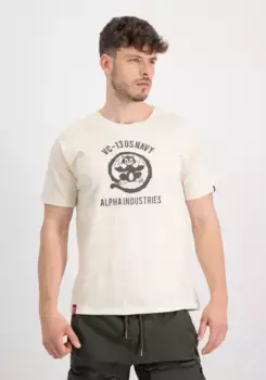Футболка Alpha Industries " Alpha Industries Мужчины - Футболки USN Cat T ", белый