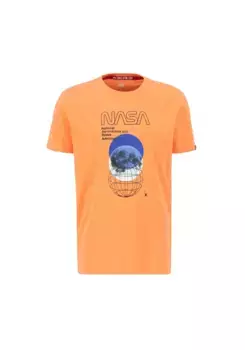 Футболка Alpha Industries " Alpha Industries Мужчины - Футболки NASA Orbit T", цвет Tangerine