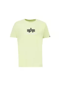 Футболка Alpha Industries " Alpha Industries Мужская - Футболки Basic T Rubber", цвет Arctic Lime