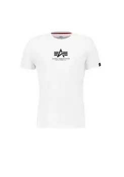 Футболка Alpha Industries " Alpha Industries Мужская - Футболки Basic T ML", белый